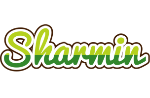 Sharmin golfing logo