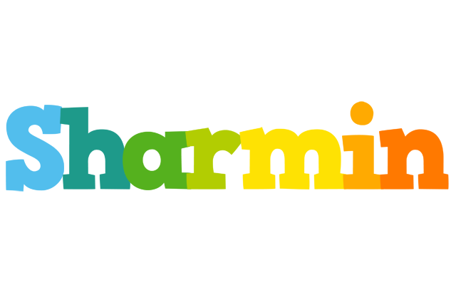 Sharmin rainbows logo