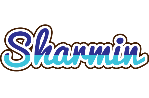 Sharmin raining logo