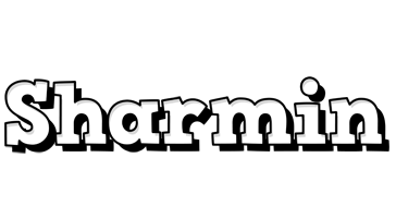 Sharmin snowing logo