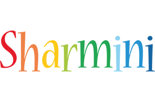 Sharmini birthday logo