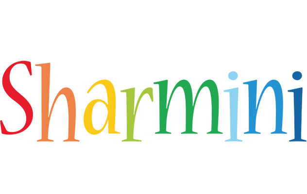 Sharmini birthday logo