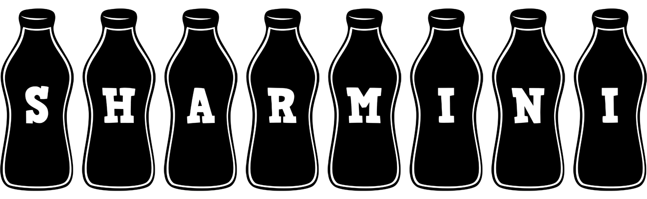 Sharmini bottle logo