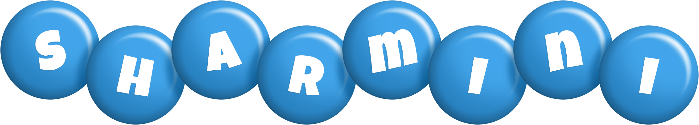 Sharmini candy-blue logo
