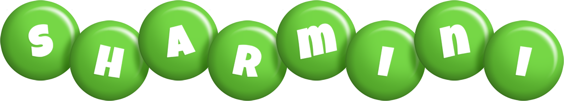 Sharmini candy-green logo