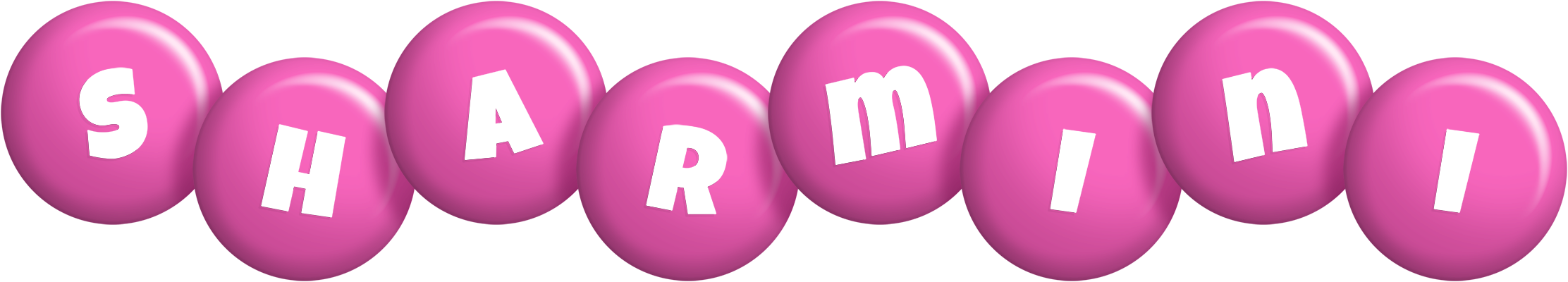 Sharmini candy-pink logo