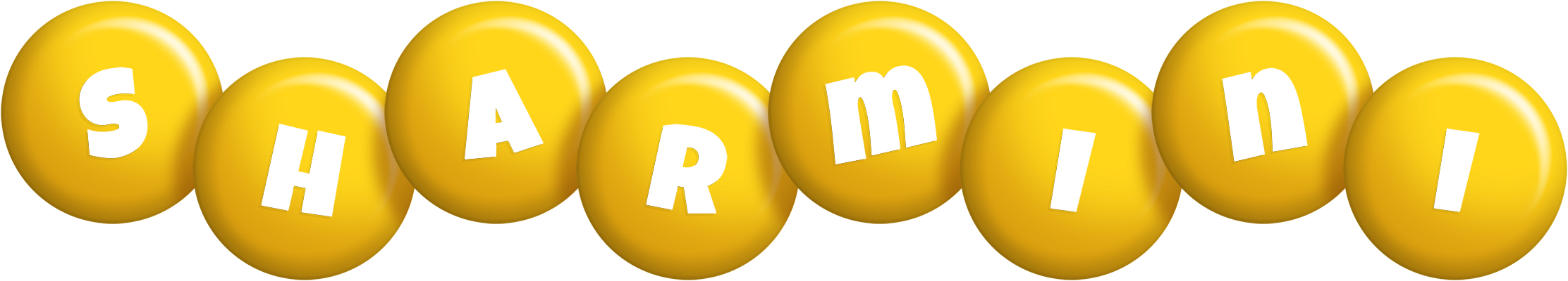 Sharmini candy-yellow logo