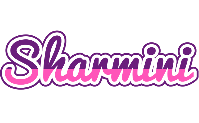 Sharmini cheerful logo