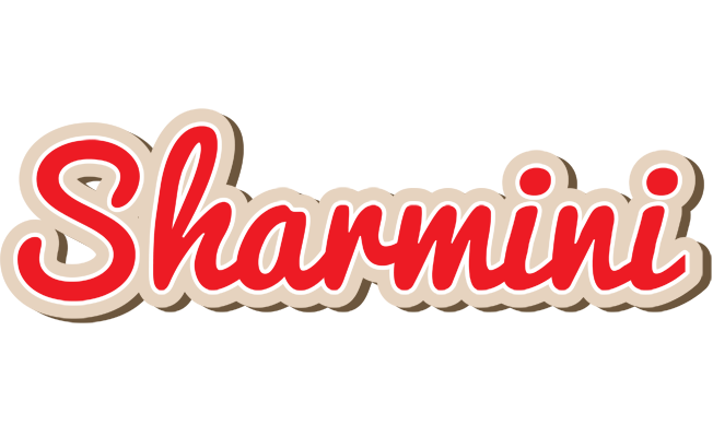Sharmini chocolate logo