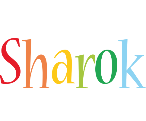 Sharok birthday logo