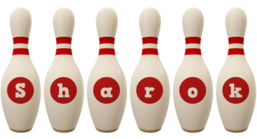 Sharok bowling-pin logo