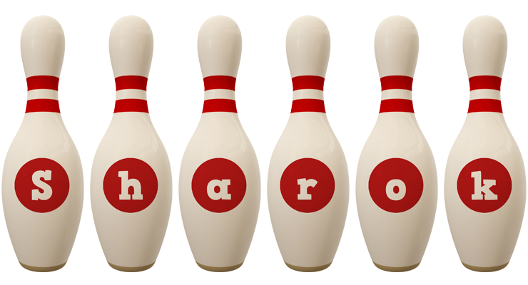 Sharok bowling-pin logo