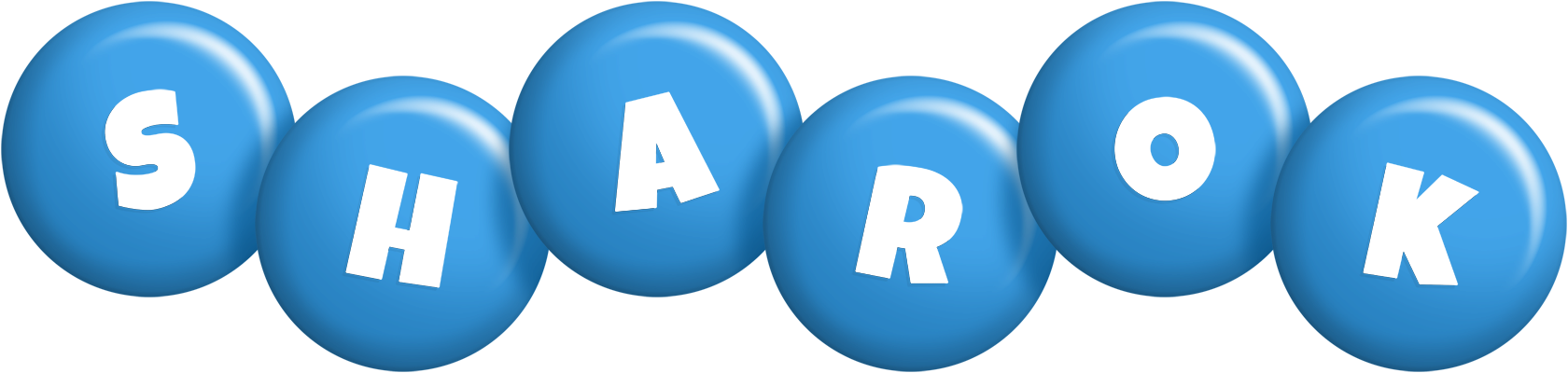 Sharok candy-blue logo