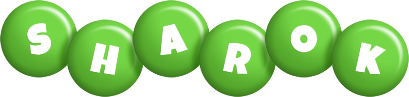 Sharok candy-green logo