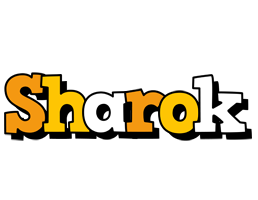 Sharok cartoon logo