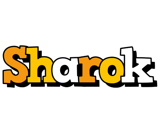 Sharok cartoon logo