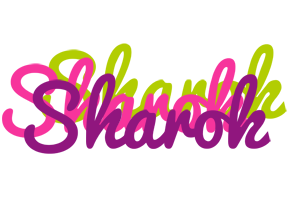 Sharok flowers logo