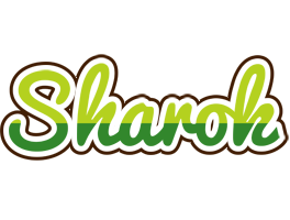 Sharok golfing logo