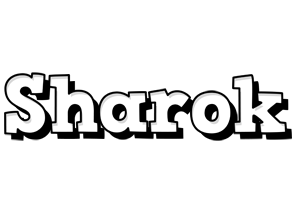 Sharok snowing logo