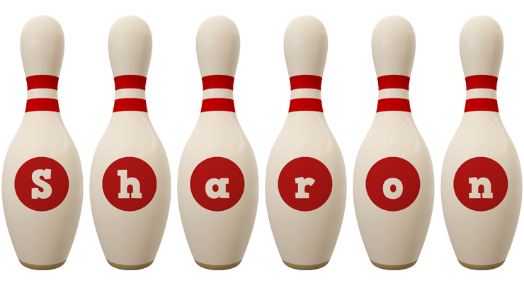 Sharon bowling-pin logo