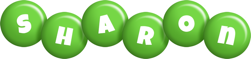 Sharon candy-green logo