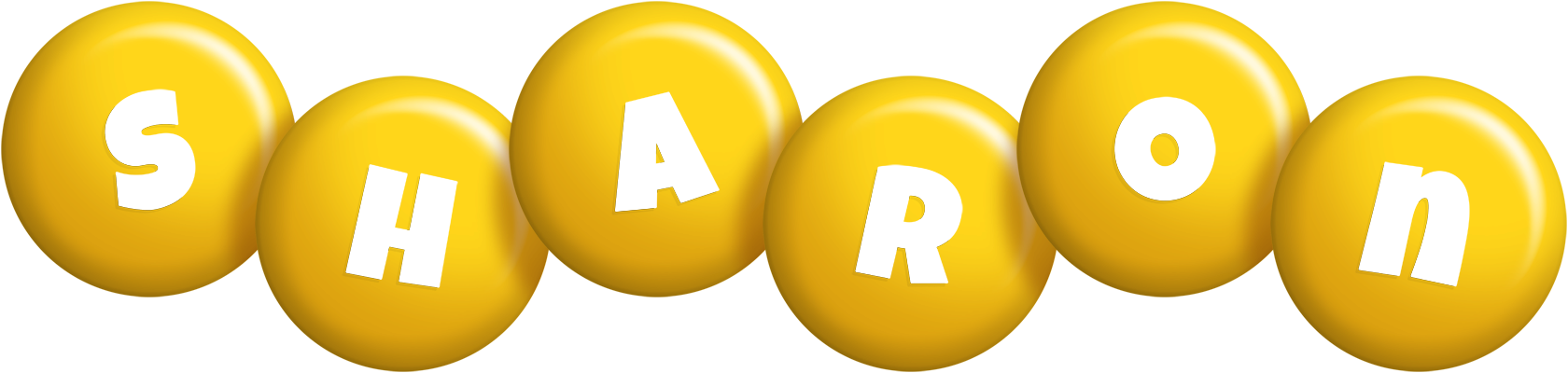 Sharon candy-yellow logo