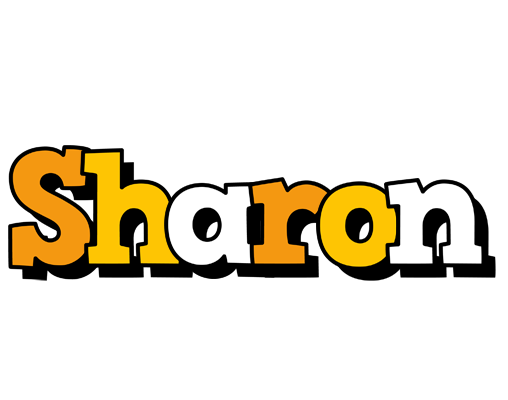 Sharon cartoon logo