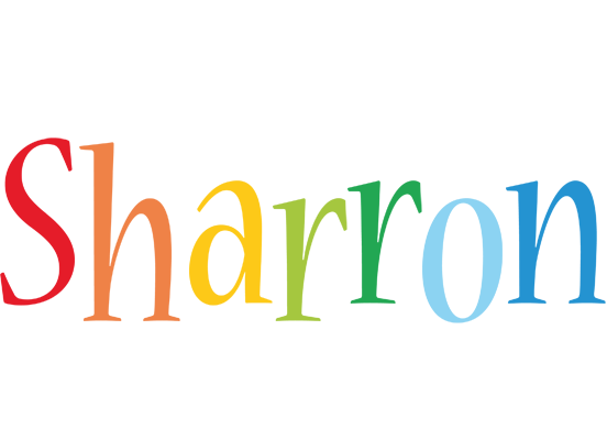Sharron birthday logo