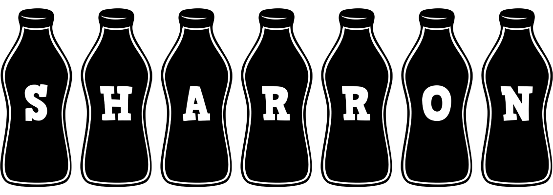 Sharron bottle logo