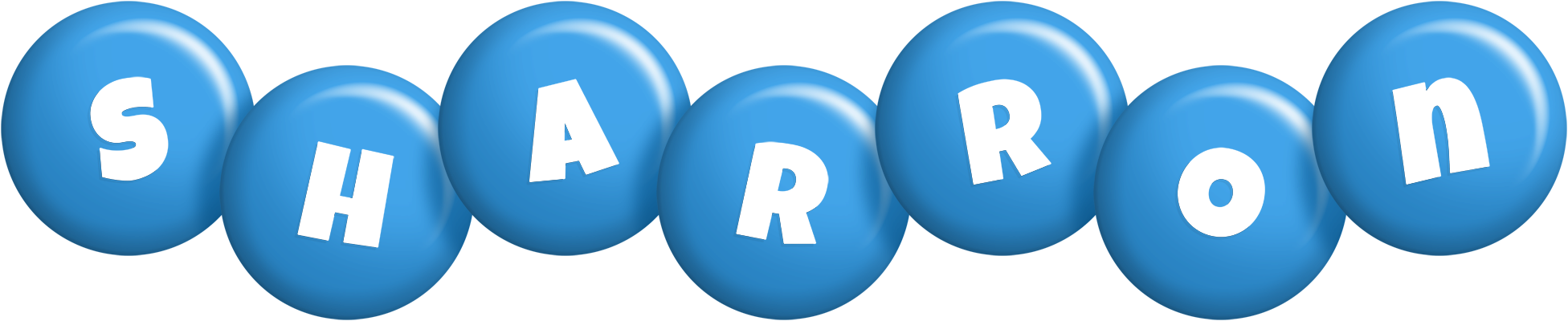 Sharron candy-blue logo