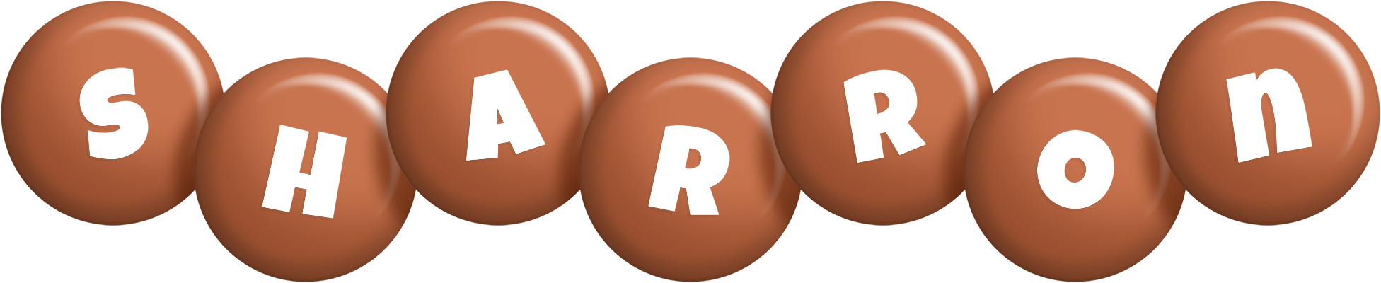 Sharron candy-brown logo