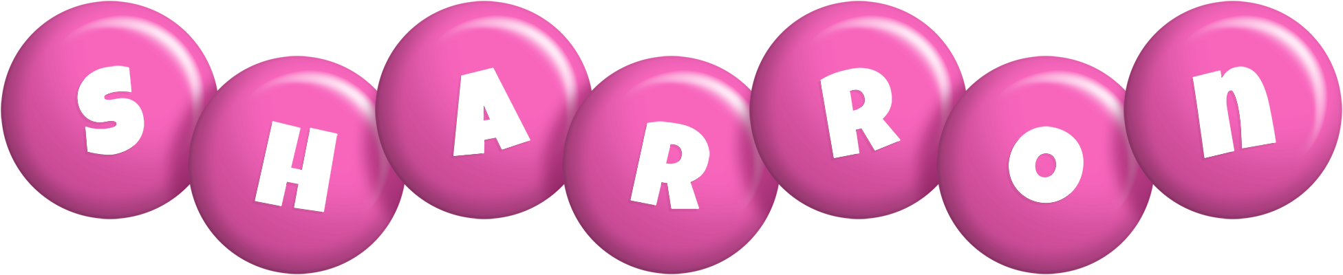 Sharron candy-pink logo