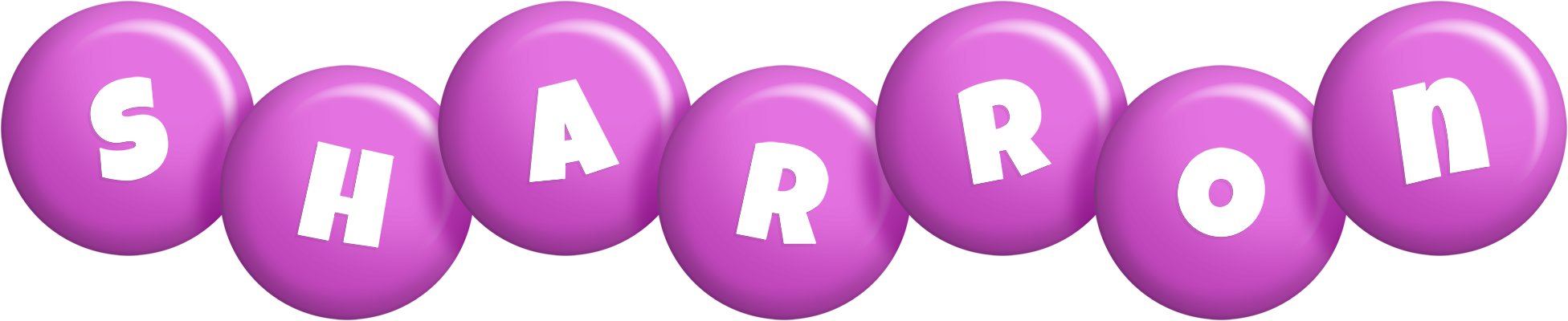 Sharron candy-purple logo
