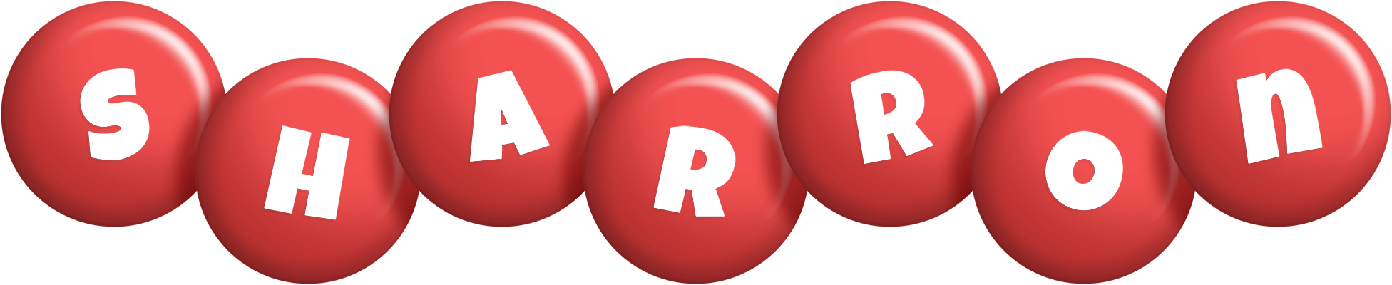 Sharron candy-red logo