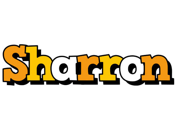 Sharron cartoon logo