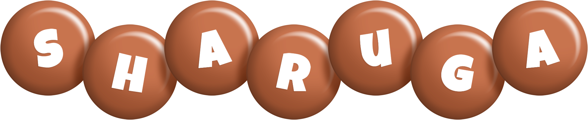 Sharuga candy-brown logo