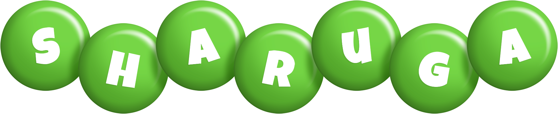 Sharuga candy-green logo