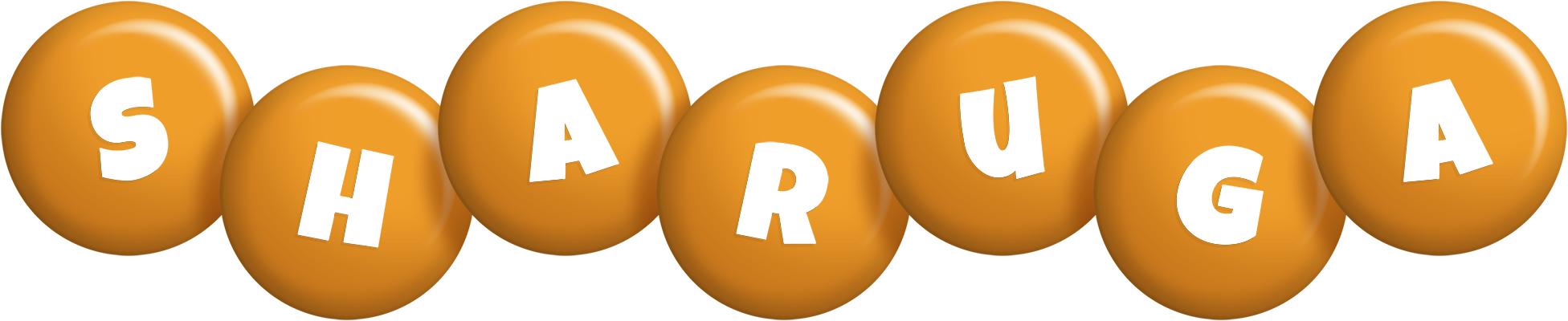 Sharuga candy-orange logo