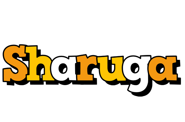 Sharuga cartoon logo