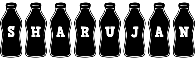 Sharujan bottle logo