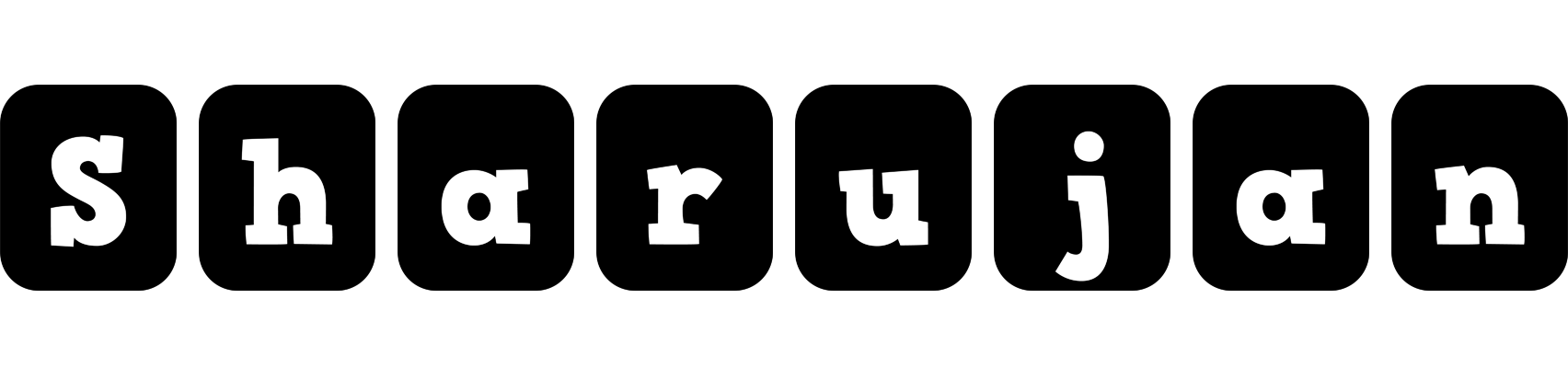 Sharujan box logo