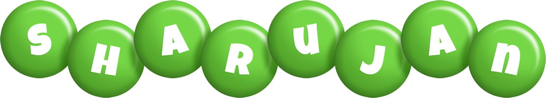 Sharujan candy-green logo