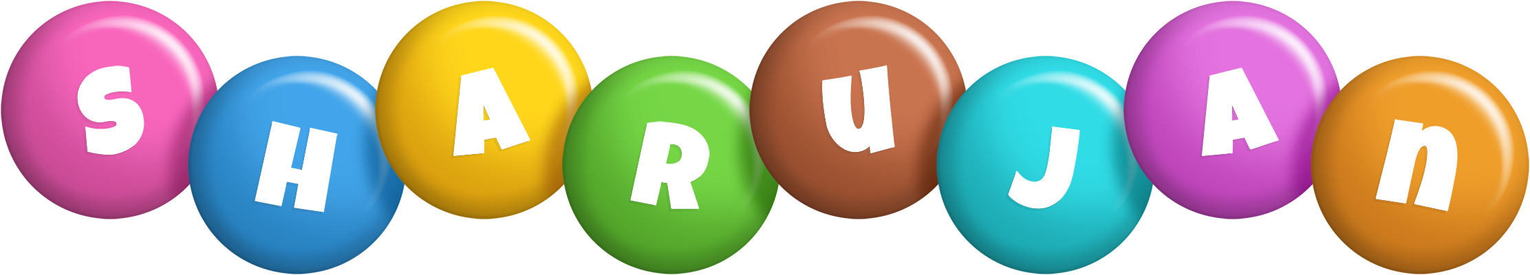 Sharujan candy logo