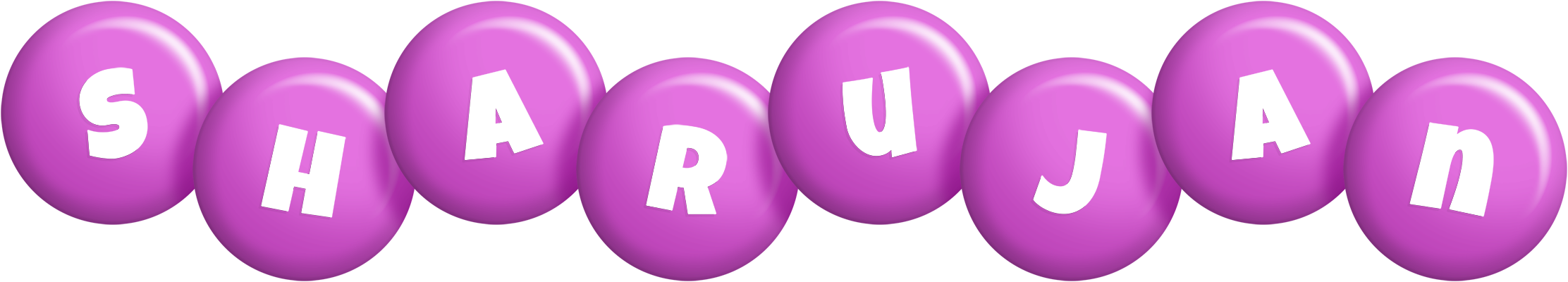 Sharujan candy-purple logo