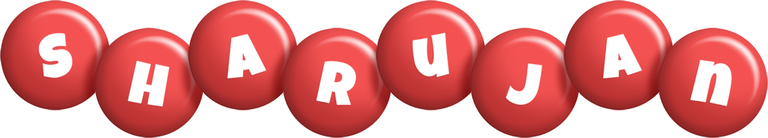 Sharujan candy-red logo