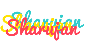 Sharujan disco logo