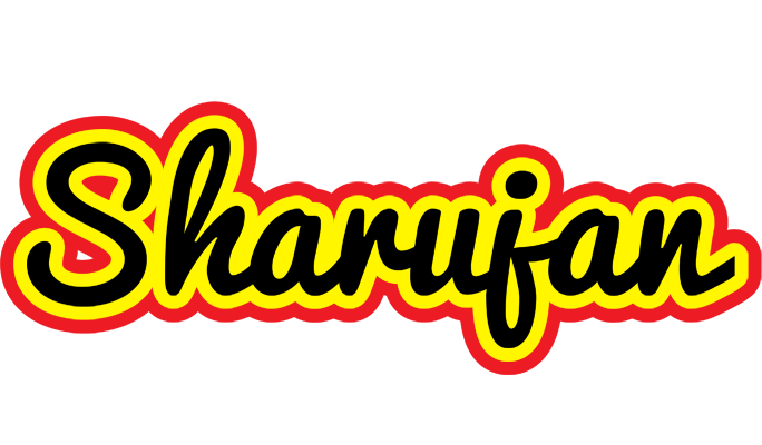 Sharujan flaming logo