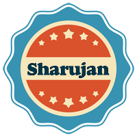 Sharujan labels logo