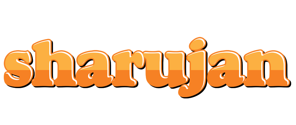Sharujan orange logo