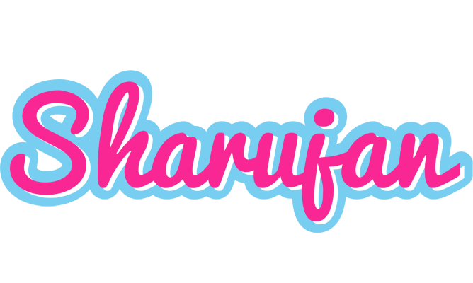 Sharujan popstar logo